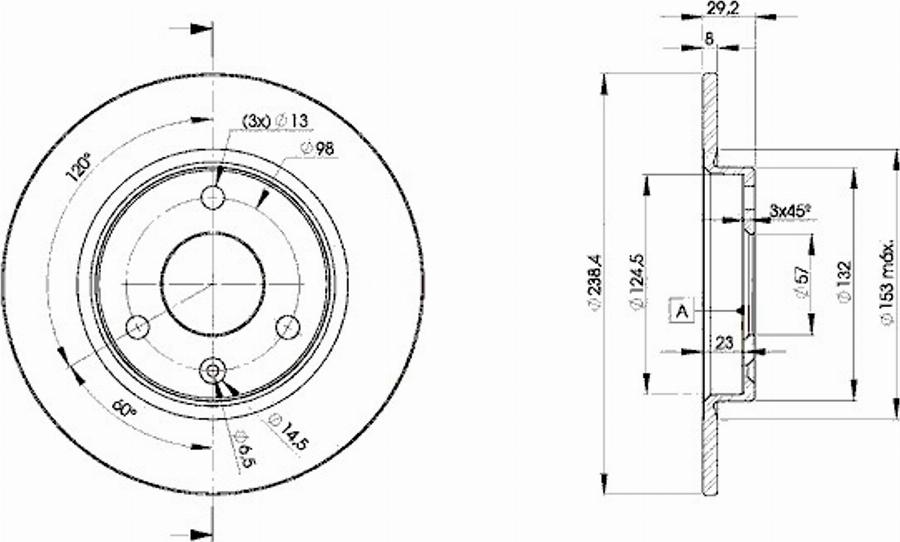 Icer 78BD7199 - Bremžu diski www.autospares.lv