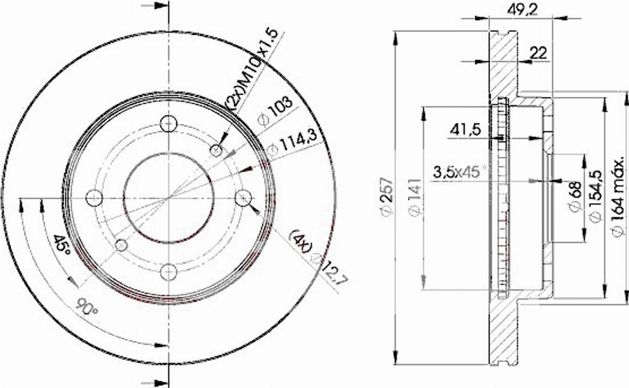 Icer 78BD7101 - Bremžu diski www.autospares.lv