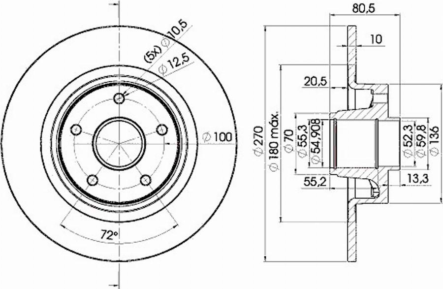 Icer 78BD7898 - Bremžu komplekts, Disku bremzes www.autospares.lv