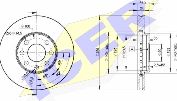 Icer 78BD7879-2 - Bremžu diski autospares.lv