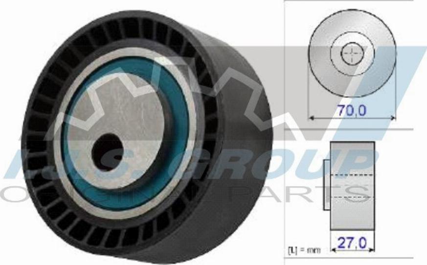 IJS 93-1145 - Натяжитель, поликлиновый ремень www.autospares.lv