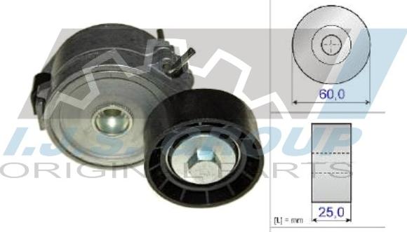 IJS GROUP 93-1492 - Натяжитель, поликлиновый ремень www.autospares.lv