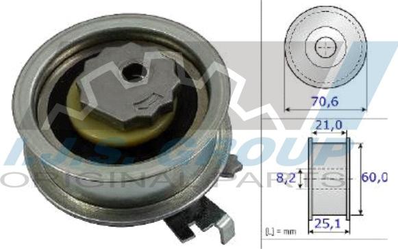 IJS GROUP 93-1871 - Натяжной ролик, зубчатый ремень ГРМ www.autospares.lv