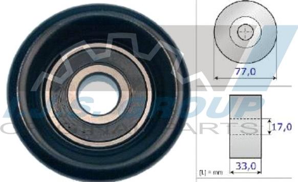 IJS GROUP 93-1382 - Pulley, v-ribbed belt www.autospares.lv