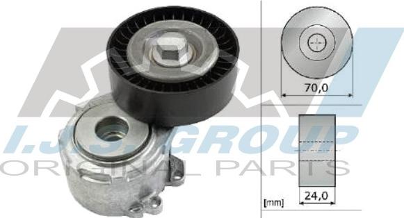 IJS GROUP 93-1209 - Натяжитель, поликлиновый ремень www.autospares.lv