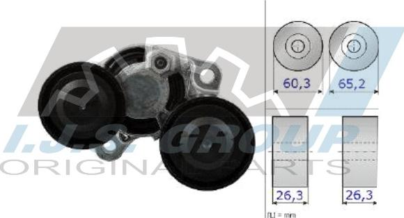 IJS GROUP 93-1288 - Siksnas spriegotājs, Ķīļsiksna autospares.lv