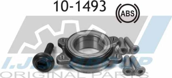 IJS GROUP 10-1493 - Wheel hub, bearing Kit www.autospares.lv