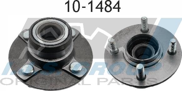 IJS GROUP 10-1484 - Wheel hub, bearing Kit www.autospares.lv