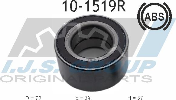 IJS GROUP 10-1519R - Wheel Bearing www.autospares.lv