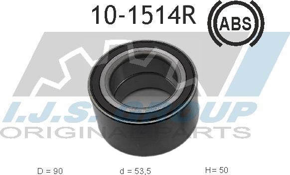 IJS GROUP 10-1514R - Wheel Bearing www.autospares.lv