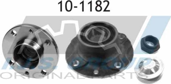 IJS GROUP 10-1182 - Wheel hub, bearing Kit www.autospares.lv