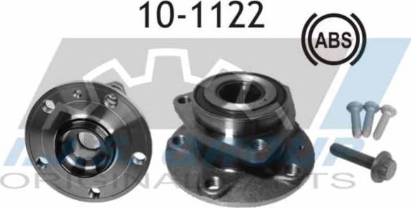 IJS GROUP 10-1122 - Подшипник ступицы колеса, комплект www.autospares.lv