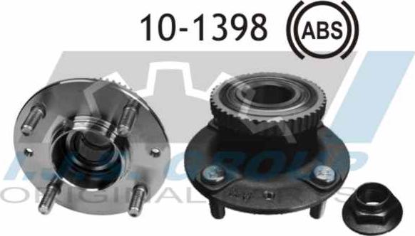 IJS GROUP 10-1398 - Подшипник ступицы колеса, комплект www.autospares.lv