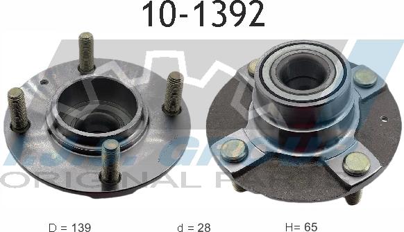 IJS GROUP 10-1392 - Подшипник ступицы колеса, комплект www.autospares.lv