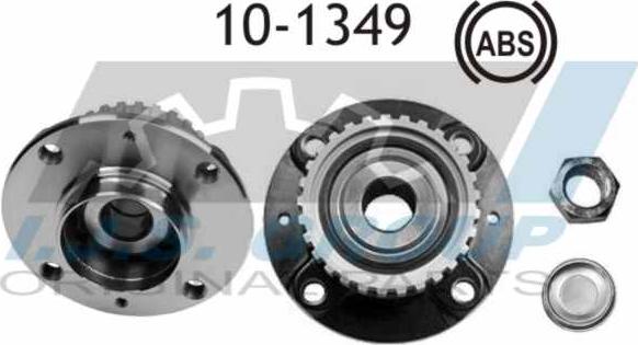 IJS GROUP 10-1349 - Riteņa rumbas gultņa komplekts autospares.lv