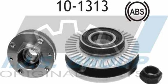 IJS GROUP 10-1313 - Wheel hub, bearing Kit www.autospares.lv