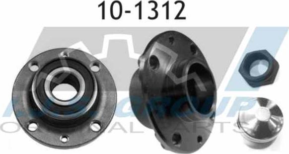 IJS GROUP 10-1312 - Wheel hub, bearing Kit www.autospares.lv