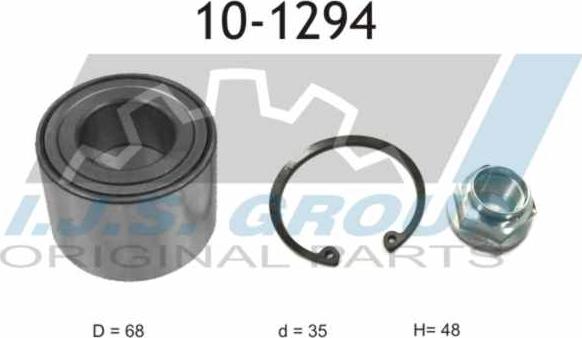 IJS GROUP 10-1294 - Wheel hub, bearing Kit www.autospares.lv