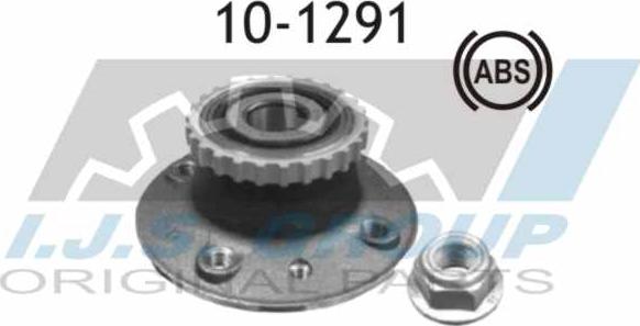 IJS GROUP 10-1291 - Riteņa rumbas gultņa komplekts autospares.lv