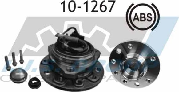 IJS GROUP 10-1267 - Wheel hub, bearing Kit www.autospares.lv