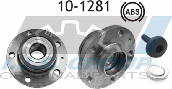 IJS GROUP 10-1281 - Подшипник ступицы колеса, комплект www.autospares.lv