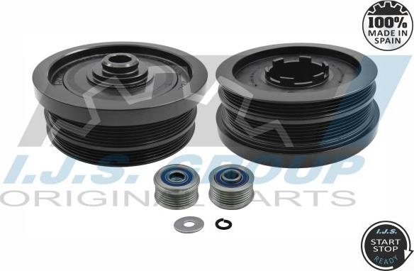 IJS GROUP 17-1034KIT A - Шкив коленчатого вала www.autospares.lv