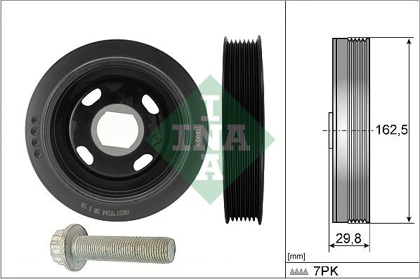 INA 544 0179 20 - Piedziņas skriemelis, Kloķvārpsta www.autospares.lv