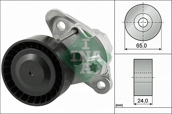 INA 534 0497 10 - Siksnas spriegotājs, Ķīļsiksna www.autospares.lv