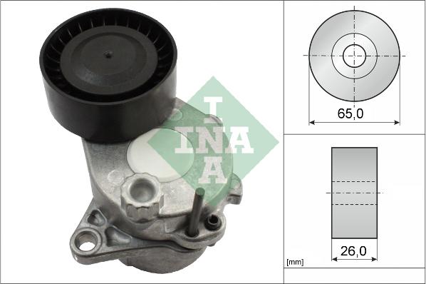 INA 534 0444 10 - Натяжитель, поликлиновый ремень www.autospares.lv