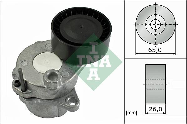 INA 534 0443 10 - Siksnas spriegotājs, Ķīļsiksna www.autospares.lv