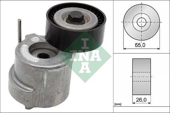 INA 534 0404 10 - Belt Tensioner, v-ribbed belt www.autospares.lv