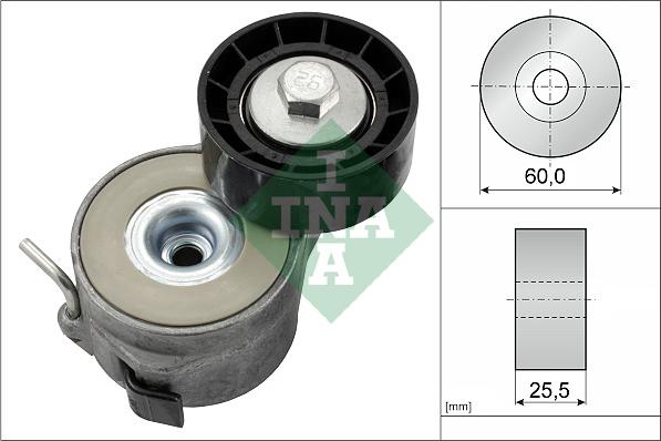 INA 534 0400 10 - Belt Tensioner, v-ribbed belt www.autospares.lv