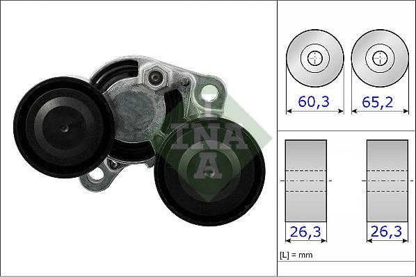 INA 534 0482 10 - Siksnas spriegotājs, Ķīļsiksna autospares.lv