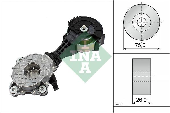 INA 534 0426 10 - Натяжитель, поликлиновый ремень www.autospares.lv