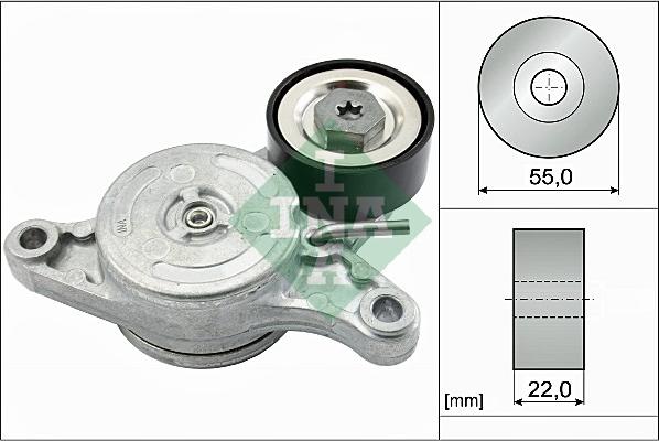 INA 534 0420 10 - Belt Tensioner, v-ribbed belt www.autospares.lv