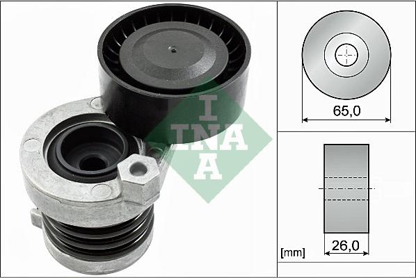 INA 534 0551 10 - Натяжитель, поликлиновый ремень www.autospares.lv