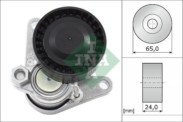 INA 534 0552 10 - Натяжитель, поликлиновый ремень www.autospares.lv