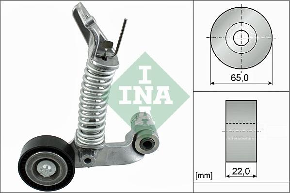 INA 534 0574 10 - Siksnas spriegotājs, Ķīļsiksna autospares.lv