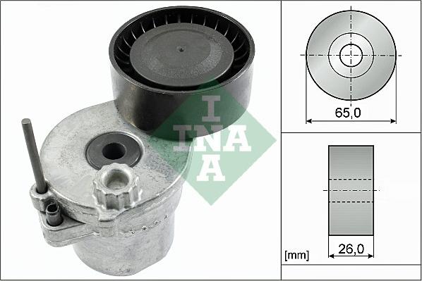 INA 534 0570 10 - Siksnas spriegotājs, Ķīļsiksna www.autospares.lv