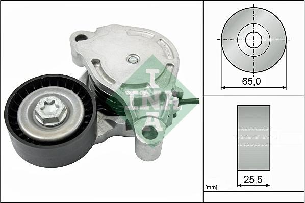 INA 534 0571 10 - Siksnas spriegotājs, Ķīļsiksna www.autospares.lv