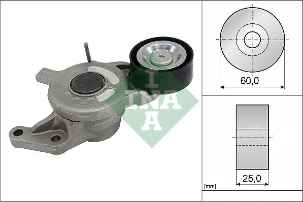 INA 534 0657 10 - Siksnas spriegotājs, Ķīļsiksna www.autospares.lv