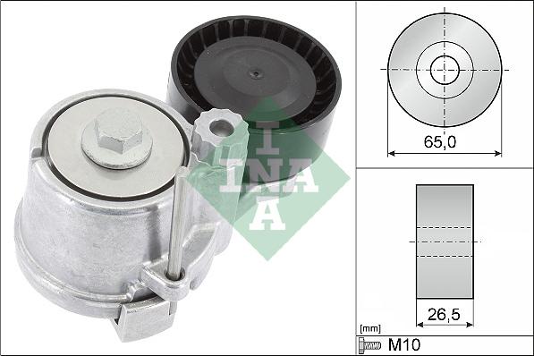 INA 534 0661 10 - Siksnas spriegotājs, Ķīļsiksna www.autospares.lv