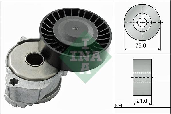 INA 534 0604 10 - Siksnas spriegotājs, Ķīļsiksna www.autospares.lv