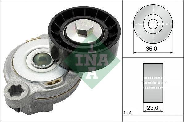 INA 534 0605 10 - Siksnas spriegotājs, Ķīļsiksna www.autospares.lv