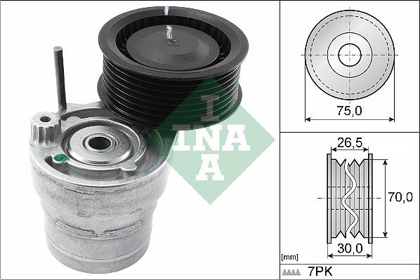 INA 534 0603 10 - Siksnas spriegotājs, Ķīļsiksna www.autospares.lv