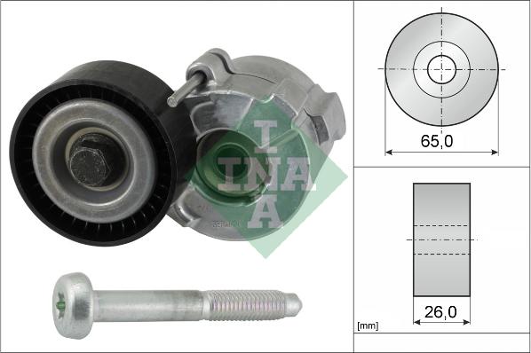 INA 534 0610 10 - Натяжитель, поликлиновый ремень www.autospares.lv