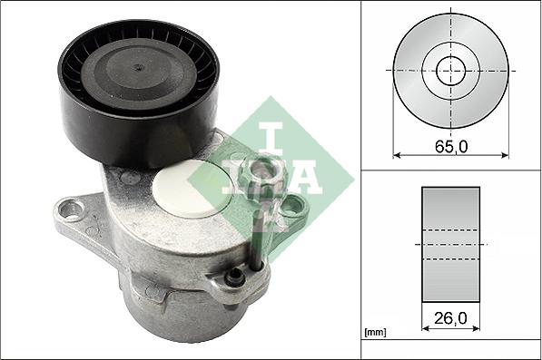 INA 534 0611 10 - Siksnas spriegotājs, Ķīļsiksna www.autospares.lv