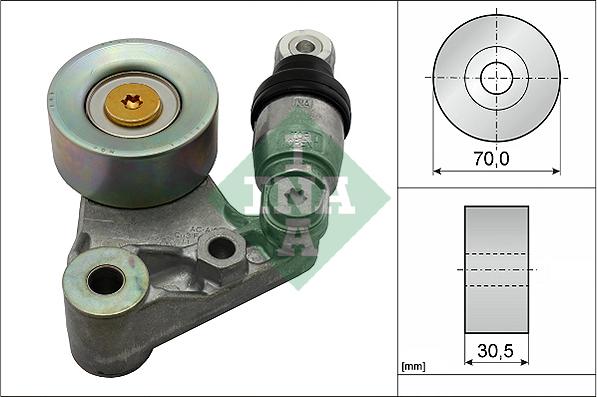 INA 534 0629 10 - Siksnas spriegotājs, Ķīļsiksna www.autospares.lv