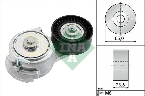 INA 534 0069 10 - Натяжитель, поликлиновый ремень www.autospares.lv