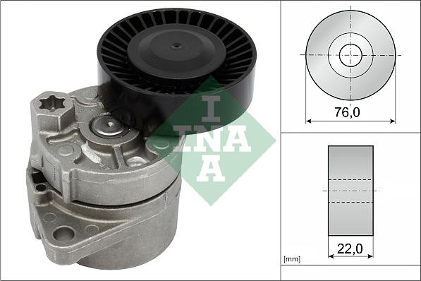 INA 534 0018 10 - Belt Tensioner, v-ribbed belt www.autospares.lv